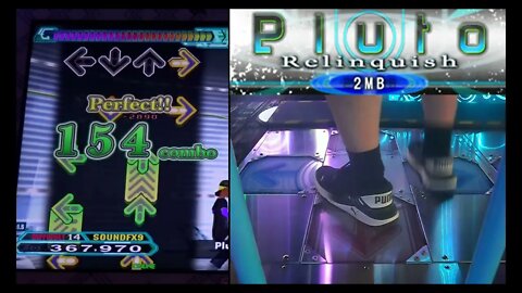 Pluto Relinquish - DIFFICULT (14) - AA#540 (Full Combo) on Dance Dance Revolution A20 PLUS (AC, US)
