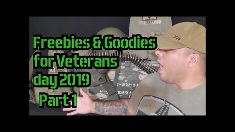 YouTube 2019. Freebies & Goodies for Veterans day 2019 Part 1