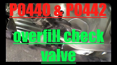 P0440 P0442 Replace Overfill Check Valve Toyota Camry √ Fix it Angel