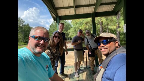 Rocky Creek Sporting Clays. Who Can Shoot Better?? 6 Friends got together to go bust some Clays.