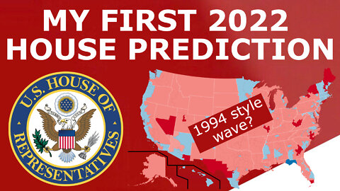 My FIRST Ever 2022 House Map Prediction (June 2022)