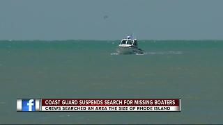Coast Guard suspends search for missing men