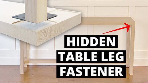 Build A Sofa End Table Using The Adjustable Mortise Jig & Tenon Fastener System™ | #woodworking