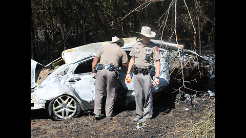 DRIVER KILLED IN FIERY CRASH, WILD COUNTRY TEXAS, 09/03/23...