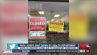 Papa Johns shutdown