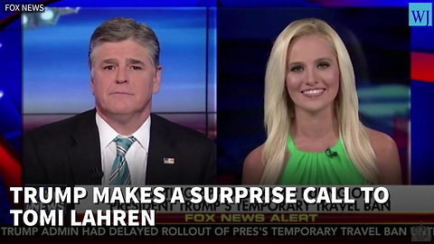 Trump Makes Surprise Call To Tomi Lahren, Thanks Her For ‘Fair Coverage’