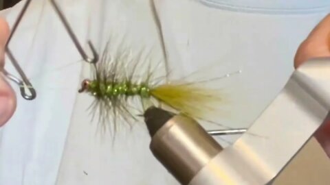 #10 Hook Dragon Fly Bugger #flytying #fishing #flyfishing #bassfishing #trout #bass #fish #shorts