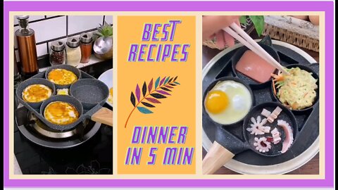 Dinner in 5 min🍳 Easy and Delicious Recipes That Will Make You Look Good to Your Family and Friends!