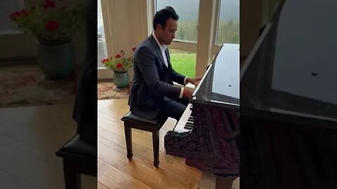 Vivek Ramaswamy Playing Piano