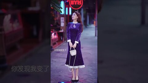 SIMEIZI Hanfu Early autumn purple perm diamond over the knee long sleeved dress 2023 slim and thin n