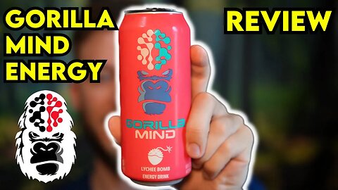 GORILLA MIND Lychee Bomb Energy Drink Review