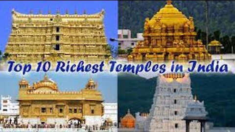 India's Top Richest Temples.