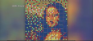 Rubik's Cube Mona Lisa up for auction