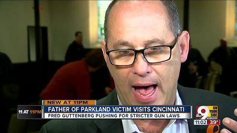 Father of Parkland victim visits Cincinnati