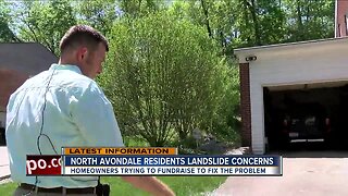 North Avondale residents trying to fundraise to fix landslide problem
