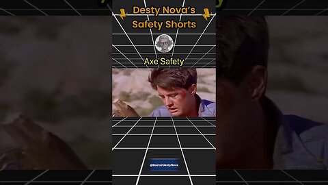 Desty Nova’s Safety Shorts : Axe Safety #safetyfirst #destynova #talesfromthecrypt #meme