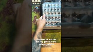 A Song of Ice And Fire gameplay and miniature painting - season 1