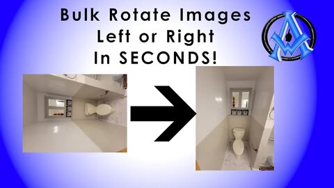 Bulk Rotate Images | Left or Right | 90 Degrees or 180 Degrees | Windows