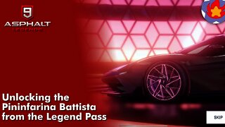 Unlocking the Pininfarina Battista from the Legend Pass | Asphalt 9: Legends