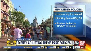 No Smoking: Walt Disney World Parks will go smoke-free beginning May 1