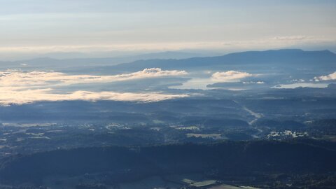 Mile up (5681 ft) Birthday flight in the Smokies