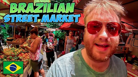 Wild Brazilian Street Markets in Rio de Janeiro, Brazil 🇧🇷