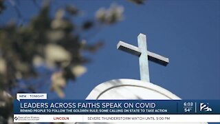 Leaders across faiths speak on COVID-19