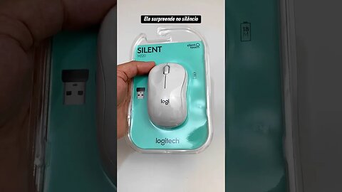 Logitech M220 Silent, um dos mouses mais silencioso do mundo! Para quem odeia o barulho do click!