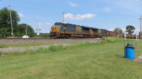 CSX N660 Loaded Coal Train from Sterling, Ohio July 4, 2021