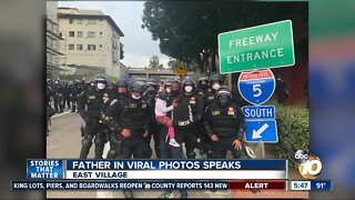 Father in viral photos speaks