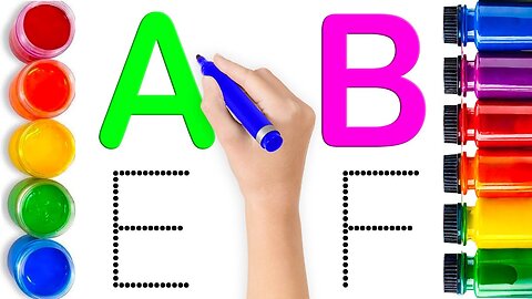 Write Letters for Children|Teaching Writing ABC Preschool Alphabet for Kids| Writing English ABCD