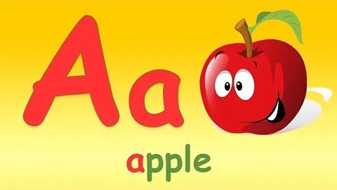 abcd, abcd song, a for Apple, b for boll, c for cat, song alphabet phonetic @Kids video station