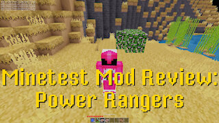 Minetest Mod Review: Power Rangers