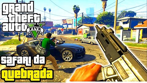 GTA V HISTÓRIA PARTE 25 - SAFARI NA QUEBRADA | FUGA DE JET SKI