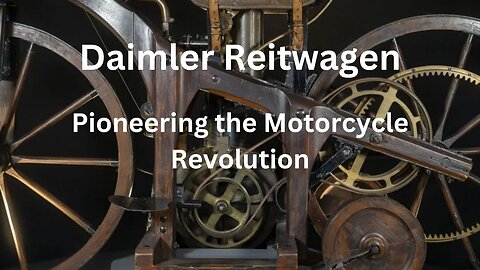 The Daimler Reitwagen: Pioneering the Motorcycle Revolution