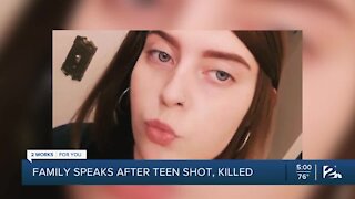 Family speaks after teen shot, killed