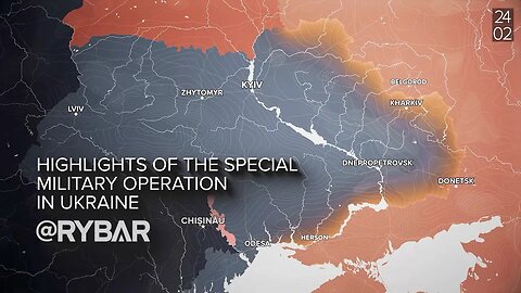 RYBAR Highlights of Russian Military Operation in Ukraine on February 24!