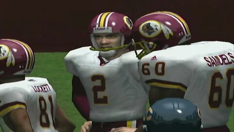 MADDEN 2002 FRANCHISE LEGACY , WEEK 16 REDSKINS VS CHICAGO BEARS