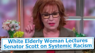 White Elderly Woman Lectures Senator Scott on Systemic Racism