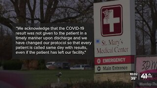 Blue Springs hospital failed to inform patient about positive COVID-19 test