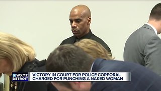 Victory in court for police corporal charged with punching naked woman