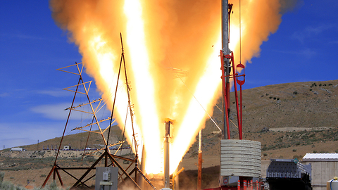 Highlights from test of Launch Abort Motor QM-1 static fire