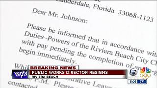 Riviera Beach Public Works Director Resigns