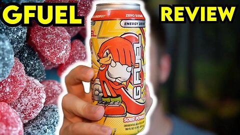 GFUEL Sonic Knuckles SOUR POWER Energy Review