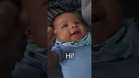 🤯 Our 7 week old can talk!