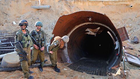 Israel Uncovers Biggest Hamas Deadly Tunnel Near Gaza Border. Palestine War.