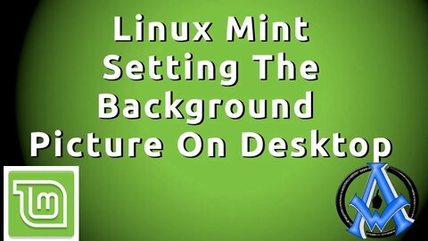 Linux Mint Setting Wallpaper Desktop Background Image