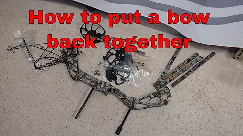 How to put a bow back together