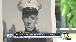 World War II veteran laid to rest in Miramar