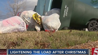 Tips For Keeping Your Christmas Trash From Being Left Behind